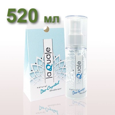 Набор дезодорант-спрей "laQuale" сухой, 120 мл и доп.кристаллы 40 г